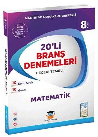 8. Sınıf LGS Matematik 20 Deneme - 1