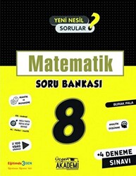 8. Sınıf LGS Matematik Soru Bankası + 4 Deneme Sınavı - 1