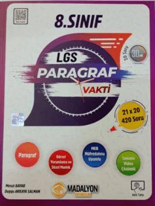 8. Sınıf LGS Paragraf Vakti Soru Bankası - 1