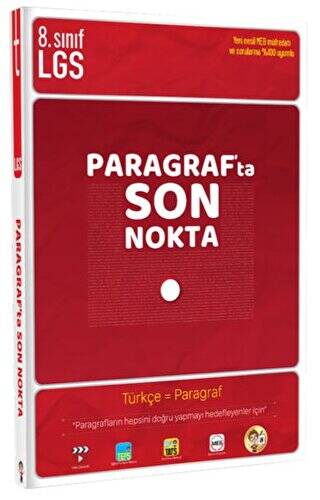 8. Sınıf LGS Paragraf`ta Son Nokta - 1