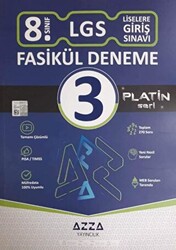 8. Sınıf LGS Platin Serisi 3 Fasikül Deneme Sınavı Azza Yayınları - 1