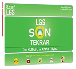 8. Sınıf LGS Son Tekrar Din Kültürü ve Ahlak Bilgisi - 1