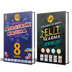 8. Sınıf LGS Stratejik Karma 8 Fasikül Deneme + Elit Karma 8.Sınıf LGS Karma 10 Deneme 2 Kitap - 1