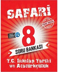 8. Sınıf LGS T.C. İnkılap Tarihi ve Atatürkçülük Safari Soru Bankası Kırmızı Beyaz Yayıncılık - 1