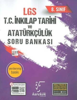 8. Sınıf LGS T.C. İnkılap Tarihi ve Atatürkçülük Soru Bankası - 1