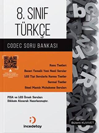 8. Sınıf LGS Türkçe Codec Soru Bankası - 1