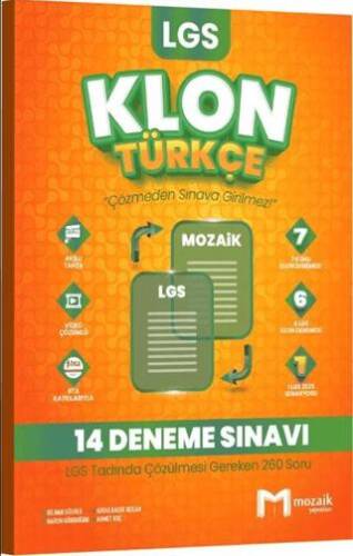 8. Sınıf LGS Türkçe Klon 14 Deneme - 1