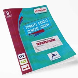 8. Sınıf LGS Türkiye Geneli Deneme Sınavı - 1