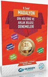 8. Sınıf Madalyon Din Kültürü ve Ahlak Bilgisi Denemeleri - 20 Deneme - 1