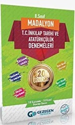 8. Sınıf Madalyon T.C. İnkılap Tarihi ve Atatürkçülük Denemeleri - 1