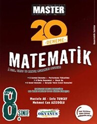 8. Sınıf Master 20 Matematik Denemesi 	Okyanus Yayınları - 1