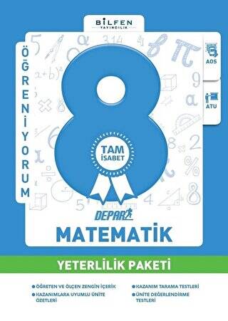 8. Sınıf Matematik Depar Tam İsabet Yeterlilik Paketi - 1