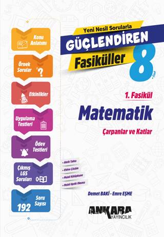 8. Sınıf Matematik Güçlendiren 1. Fasikül - 1