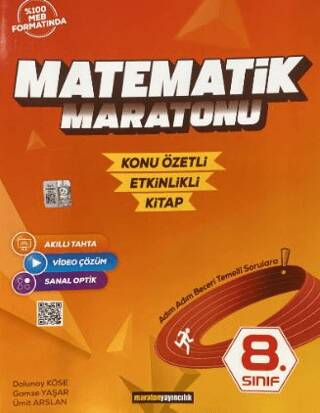 8. Sınıf Matematik Maratonu Konu Özetli - Etkinlikli Kitap - 1