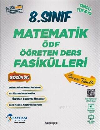 8. Sınıf Matematik ÖDF Öğreten Ders Fasikülleri - 1