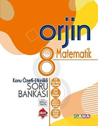 8. Sınıf Matematik Orjin Konu Özetli Etkinlikli Soru Bankası Gama Okul Yayınları - 1