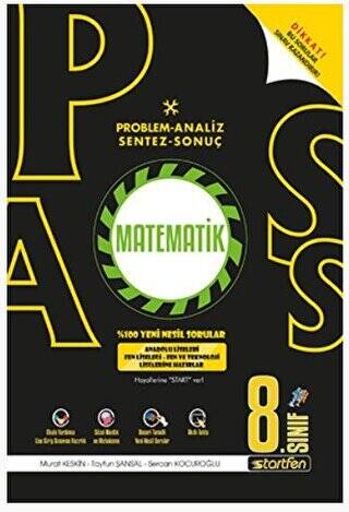 8. Sınıf Matematik PASS Soru Bankası - 1