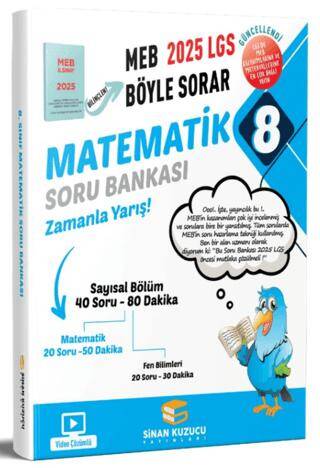 2025 8. Sınıf Matematik Soru Bankası - 1