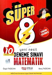 8. Sınıf Matematik Süper Deneme Sınavı - 1