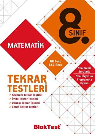 8. Sınıf Matematik Tekrar Testleri - 1