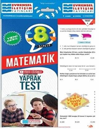 8. Sınıf Matematik Yeni Nesil Video Çözümlü Yaprak Test - 1