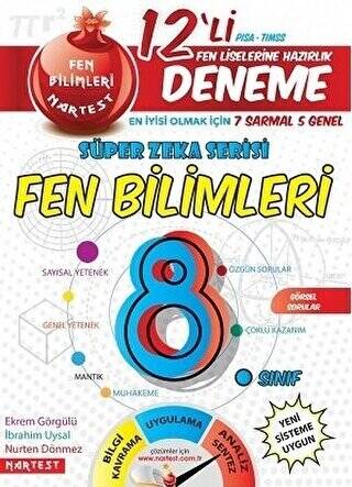 8. Sınıf Nar Fen Bilimleri 12 Deneme Sınavı - 1