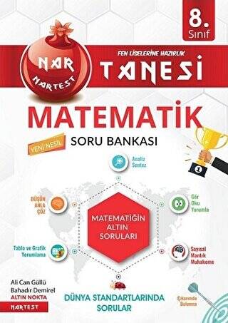 8. Sınıf Nar Tanesi Matematik Soru Bankası Altın Sorular - 1