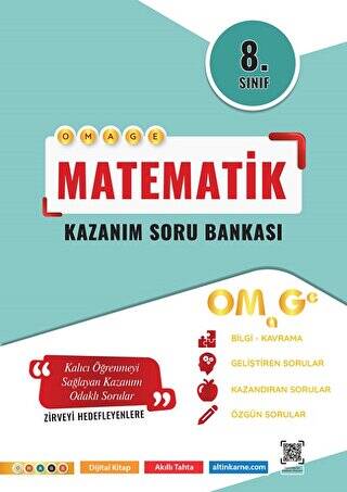 8. Sınıf Omage Kazanım Matematik Soru Bankası - 1