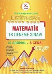 8. Sınıf Omage Motivasyon Matematik 18 Deneme Sınavı 10 Sarmal + 8 Genel - 1