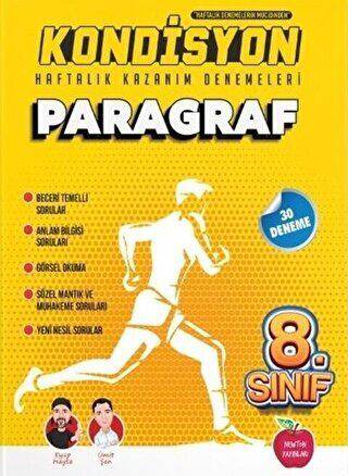 8. Sınıf Paragraf Kondisyon Haftalık Kazanım Denemeleri - 1