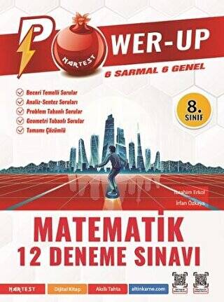 8. Sınıf Power-Up Matematik 12 Deneme Sınavı - 1