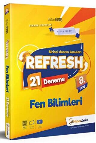 8. Sınıf Refresh Fen Bilimleri 21 Deneme - LGS 1. Dönem Konuları - 1