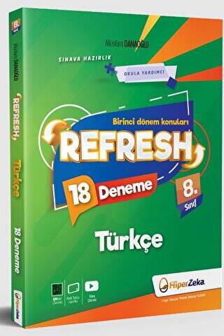 8. Sınıf Refresh Türkçe 18 Deneme - LGS 1. Dönem Konuları - 1