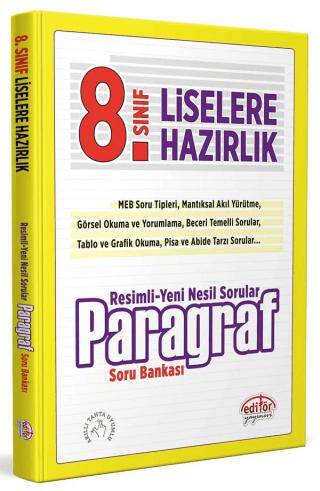 8. Sınıf Resimli Yeni Nesil Sorularla Paragraf Soru Bankası - 1