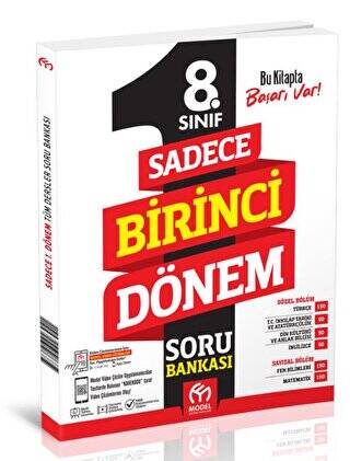 8. Sınıf Sadece Birinci Dönem Soru Bankası - 1