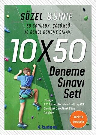 8. Sınıf Sözel 10x50 Deneme Sınavı Seti - 1