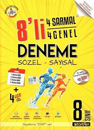 8. Sınıf Sözel Sayısal 8 Deneme - 1