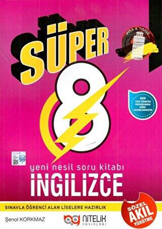 8. Sınıf Süper İngilizce Soru Kitabı - 1