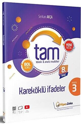 8. Sınıf TAM Matematik 3 - Kareköklü İfadeler - 1