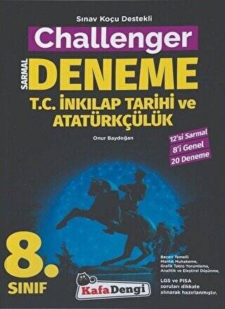 8. Sınıf TC İnkılap Tarihi ve Atatürkçülük Challenger Sarmal 20 Deneme - 1