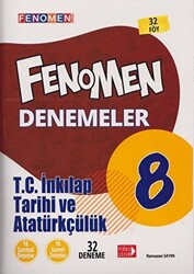 8. Sınıf T.C. İnkılap Tarihi ve Atatürkçülük Fenomen Denemeler Fenomen Okul Yayınları - 1