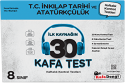 8. Sınıf T.C. İnkılap Tarihi ve Atatürkçülük İlk Kaynağın 30 Kafa Test - 1