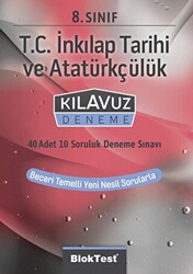 8. Sınıf T.C. İnkılap Tarihi ve Atatürkçülük Kılavuz Deneme - 1