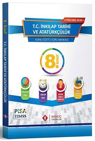 8. Sınıf T.C. İnkılap Tarihi ve Atatürkçülük Konu Özetli Soru Bankası - 1