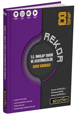 8. Sınıf T.C. İnkılap Tarihi ve Atatürkçülük Rekor Soru Bankası - 1