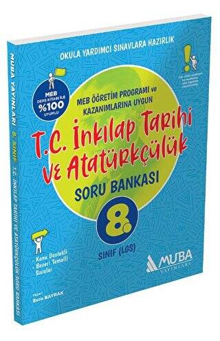 8. Sınıf T.C. İnkılap Tarihi ve Atatürkçülük Soru Bankası Muba Yayınları - 1