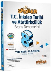 8. Sınıf T.C İnkılap Tarihi ve Atatürkçülük Spoiler 40 Deneme - 1