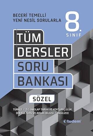 8. Sınıf Tüm Dersler Beceri Temelli Soru Bankası Sözel - 1