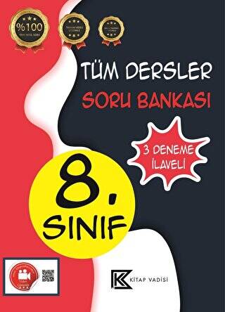 8. Sınıf Tüm Dersler Soru Bankası Video Çözümlü - 1