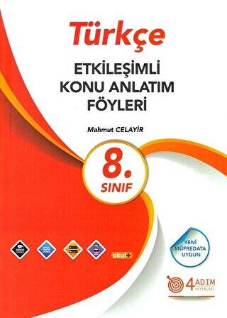 8. Sınıf Türkçe Etkileşimli Konu Anlatım Föyleri - 1